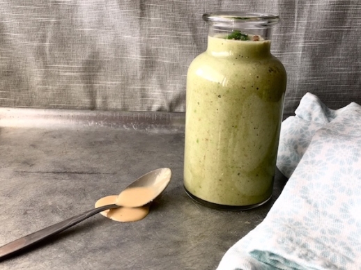 Hrkov smoothie po rannom cvien
