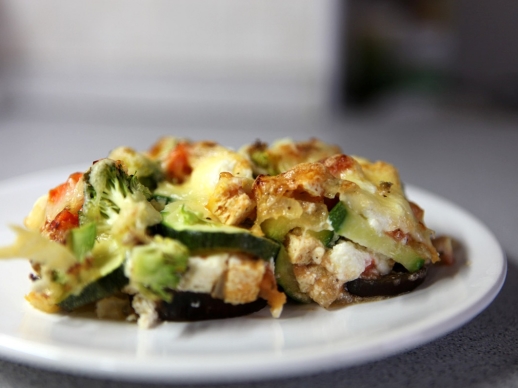 Zeleninov lasagne bez cestovn (bezlepkov)