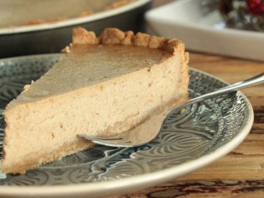 Datlov cheesecake so koricou