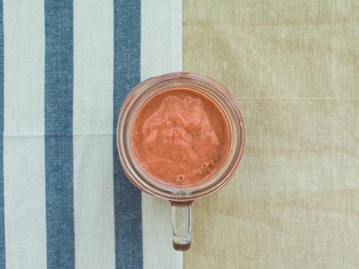 Malinovo-mangov smoothie